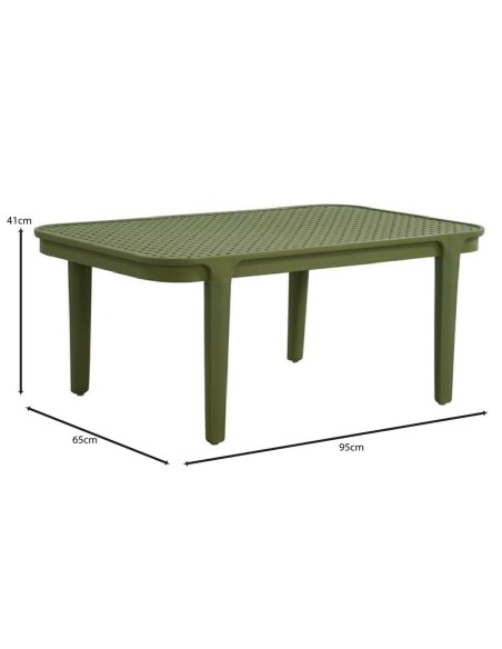 MALAGA Set (4pcs) PP-UV Green