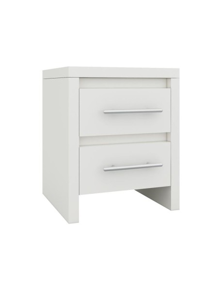 KENNEL Κομοδίνο 2 Συρτάρια, Απόχρωση Άσπρο