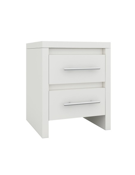 KENNEL Κομοδίνο 2 Συρτάρια, Απόχρωση Άσπρο