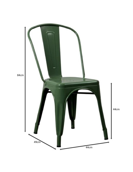 RELIX Chair Metal Green
