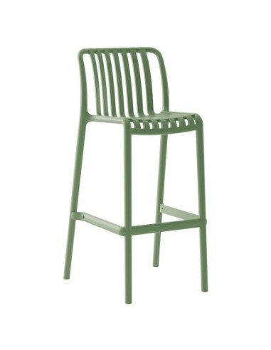 MODA Stackable Bar Stool PP-UV Green