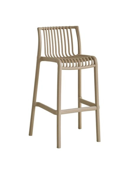 MODENA Stackable Bar Stool PP-UV Tortora