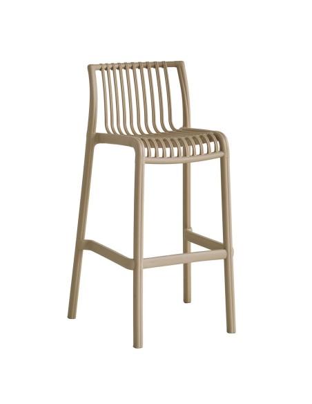 MODENA Stackable Bar Stool PP-UV Tortora