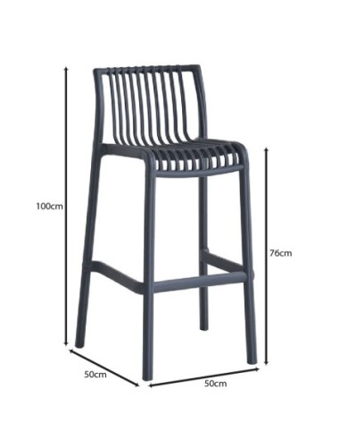 MODENA Stackable Bar Stool PP-UV...