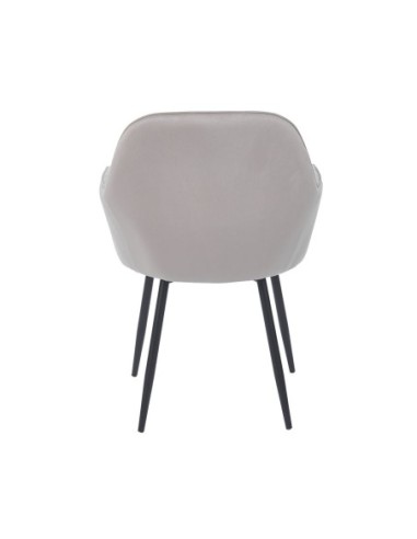 VALERY Armchair Metal Black-Fabric...