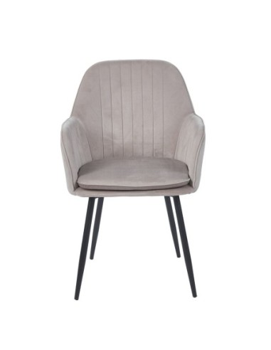 VALERY Armchair Metal Black-Fabric...