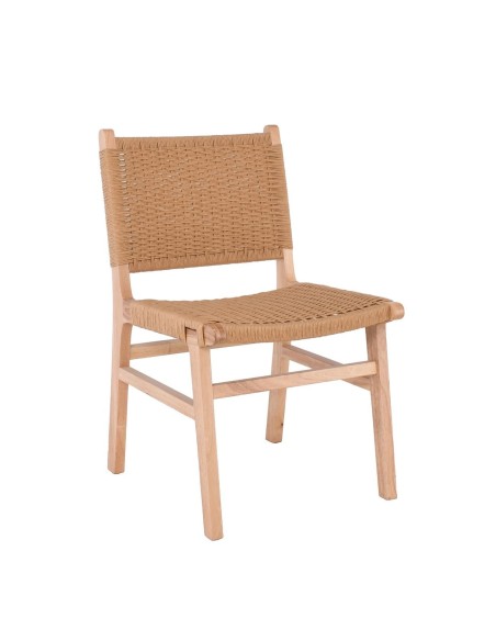 COMO Καρέκλα Τραπεζαρίας Φυσικό, Κάθισμα Paper Rope