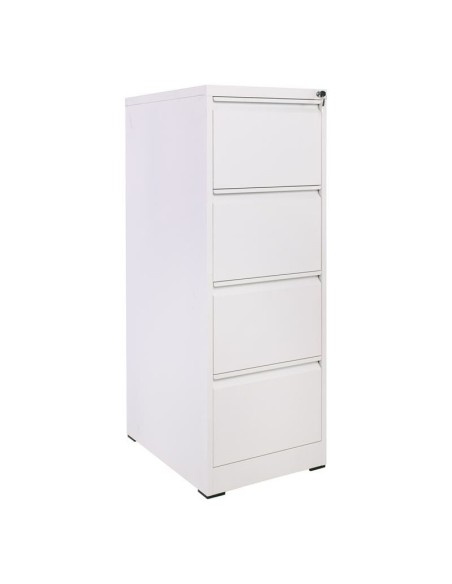 4 DRAWER Cabinet H.133 White