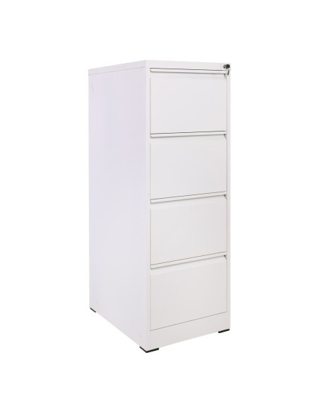 4 DRAWER Cabinet H.133 White