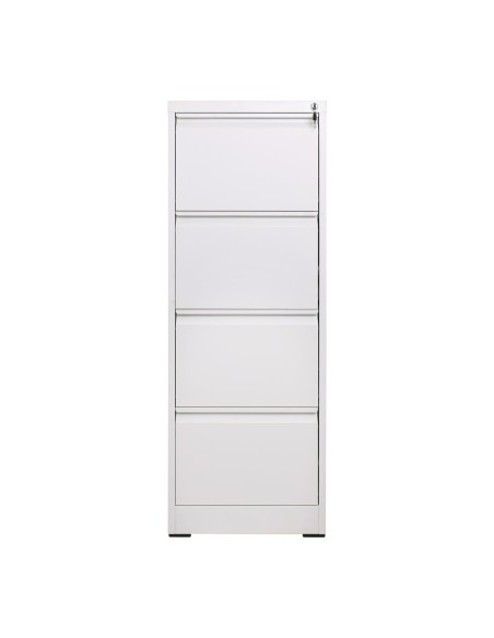 4 DRAWER Cabinet H.133 White