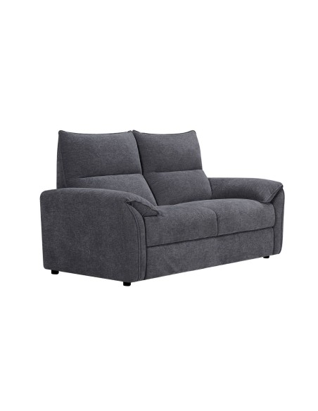 DALLAS 2-Seater Sofa Grey Fabric