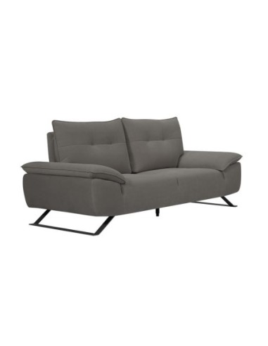 SELENA 2-Seater Sofa Grey Fabric