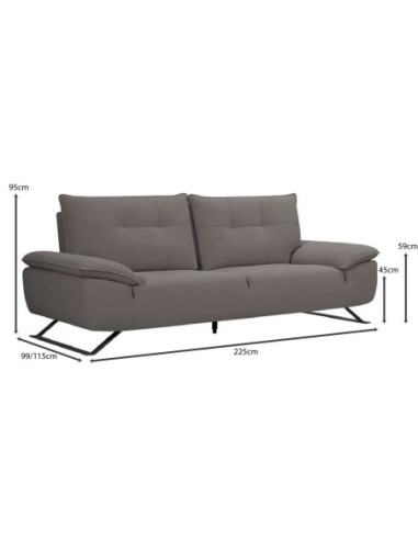 SELENA Καναπές 3-θέσιος Σαλονιού -...