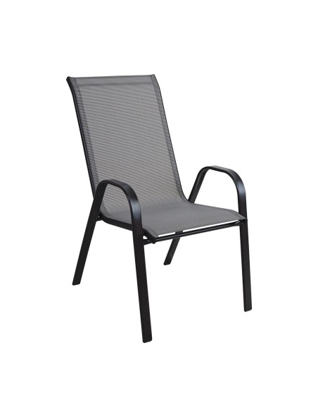 RIO Armchair Metal Black-Textilene Grey (4,20 Kg)
