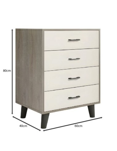 VANITY Συρταριέρα, με 4 Συρτάρια,...