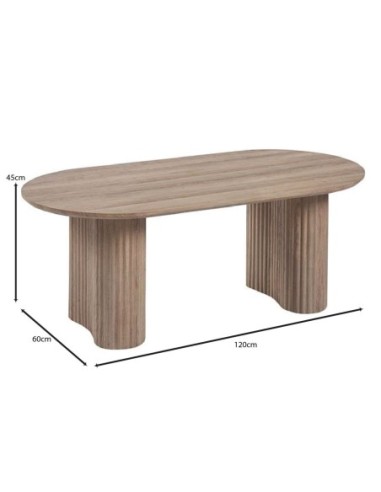 DIAZ Coffee Table 120x60cm MDF Sonoma