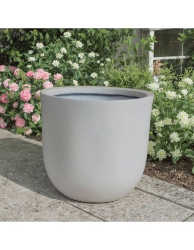 FLOWER POT-18 Απόχρωση Ivory White