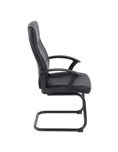 BF1250V Office Visitor Armchair Black Pu