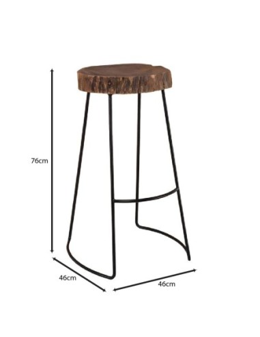 ATRIUM Bar Stool Acacia Natural...