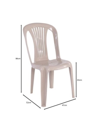 IRIDE-W Καρέκλα Στοιβαζόμενη, ΡΡ...