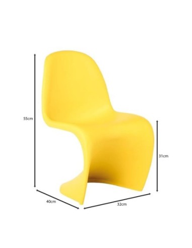 BLEND Kid Chair, PP Yellow