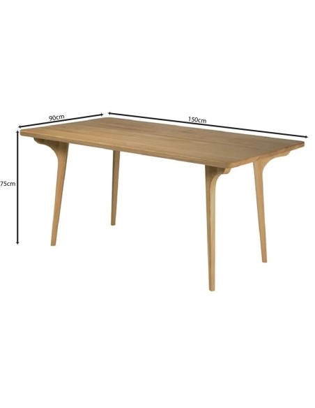 AVERY Table 150x90cm Natural