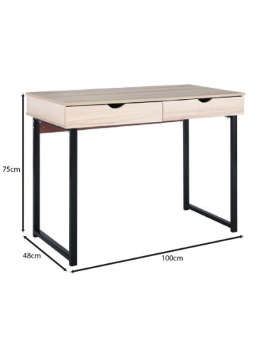 PC Metal Desk (2 drawers) 100x48x75cm...
