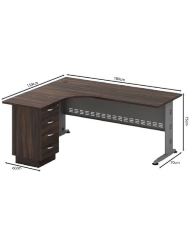 SUPERIOR Γραφείο Αριστερή Γωνία -...