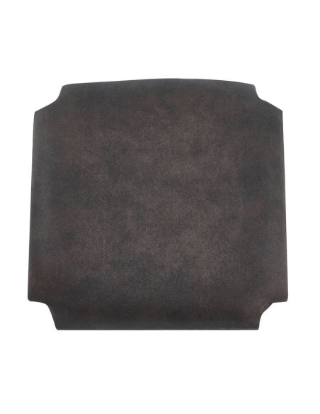 ΤΑΠΕΤΣΑΡΙΑ Σκαμπό Καφενείου, Ύφασμα Suede Ανθρακί