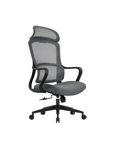 BF3010 Manager Armchair Grey Mesh-Fabric