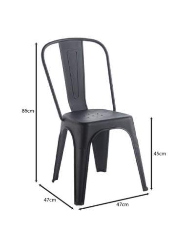 RELIX PP Καρέκλα Στοιβαζόμενη, PP...