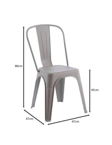 RELIX PP Καρέκλα Στοιβαζόμενη, PP...