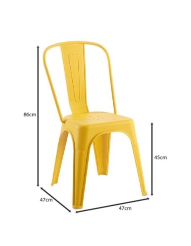 RELIX PP Chair, Egg Yellow