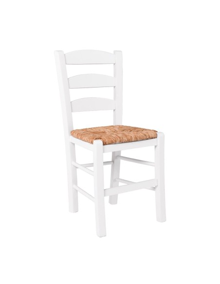 SKIROS Beech Chair Impregnation Lacquer White