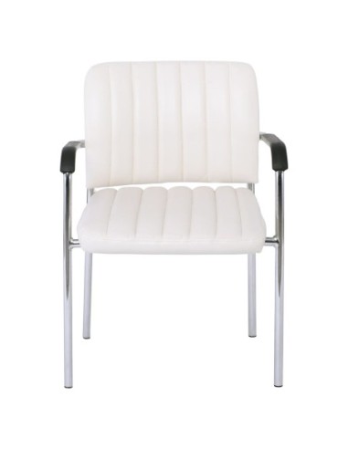 DENIM Visitor Armchair-Chromed...