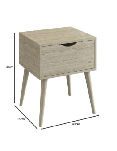 ALIDA Bedside 40x36x50cm Sonoma