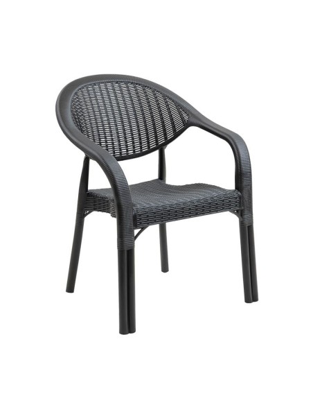 BAMBOO Pro Armchair PP-UV Anthracite