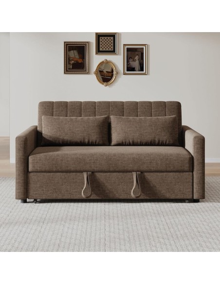 TEMPO-W Sofabed Fabric Brown