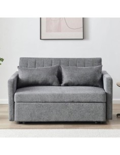 TEMPO-W Sofabed Fabric Grey 2