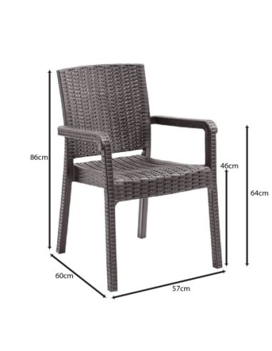 LORA Pro Πολυθρόνα Κήπου - Βεράντας...