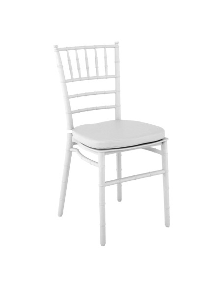 ILONA PP Chair-Pro White, Cushion Pu White
