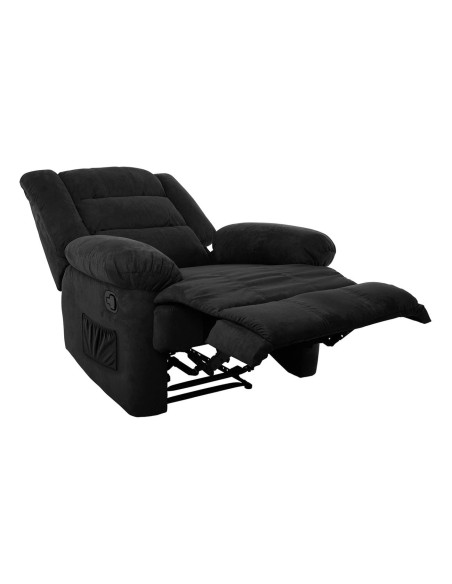 JULIA Massage-Relax Armchair, Fabric Black