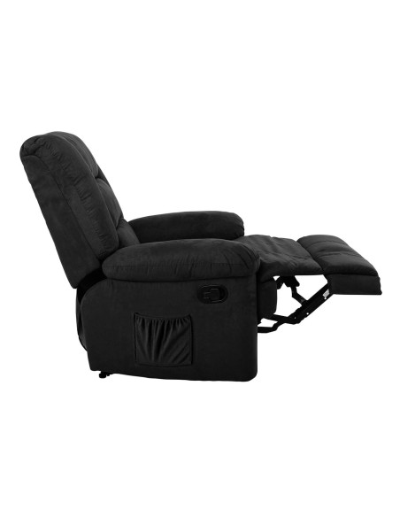 JULIA Massage-Relax Armchair, Fabric Black
