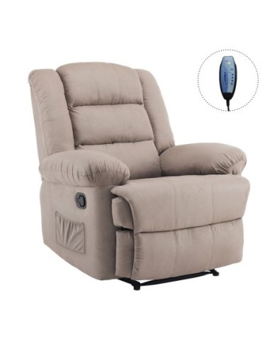 JULIA Massage-Relax Armchair, Fabric...