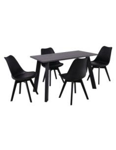 MARTIN Set (Table 120x70+4... 2