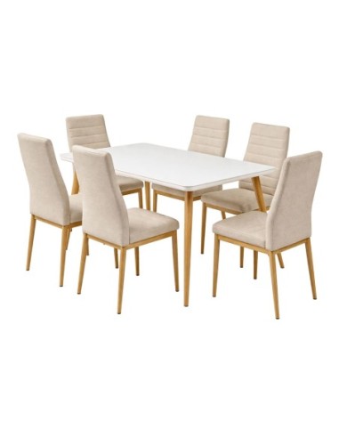 JETTA-UNION Set (Table 130x80+6...