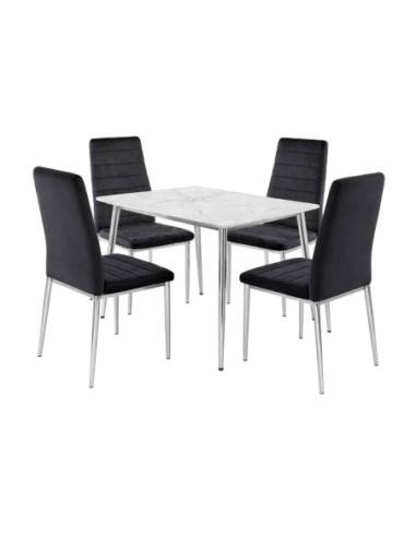 JETTA-OSLO Set (Table 120x70+4 Chair)...
