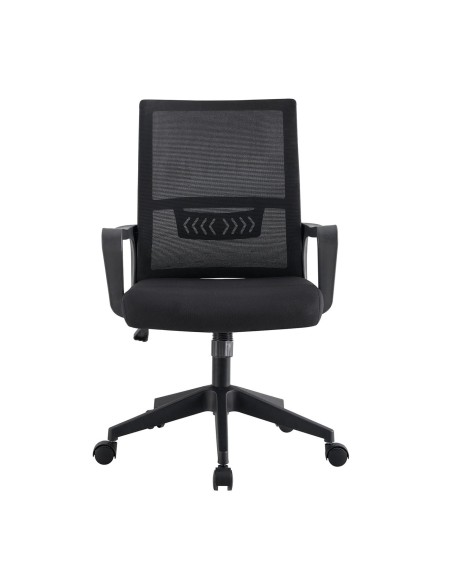 BF2965 Πολυθρόνα Γραφείου Ύφασμα Μαύρο Mesh