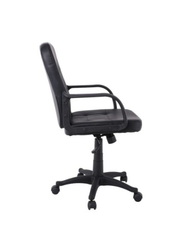 BF1300 Πολυθρόνα Γραφείου PU Μαύρο