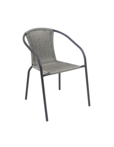 BALENO-W Armchair Metal Black-Mixed...